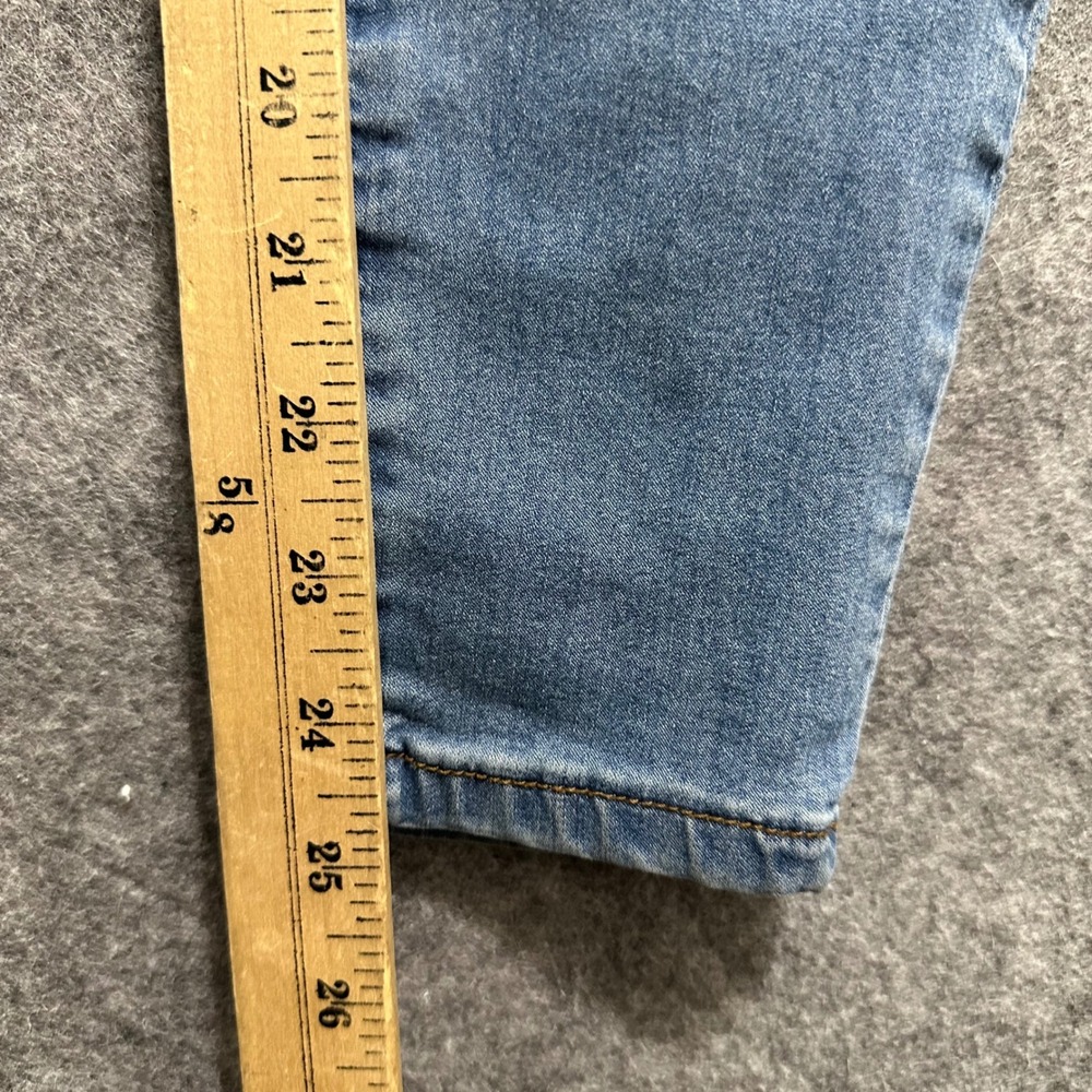 Telepatia Skinny Jeans Women 7/28 Blue‎ High Rise Stretch Denim Faded Casual - Picture 6 of 9